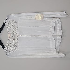 Altar’d State Long Sleeve Lightweight Blouse Top